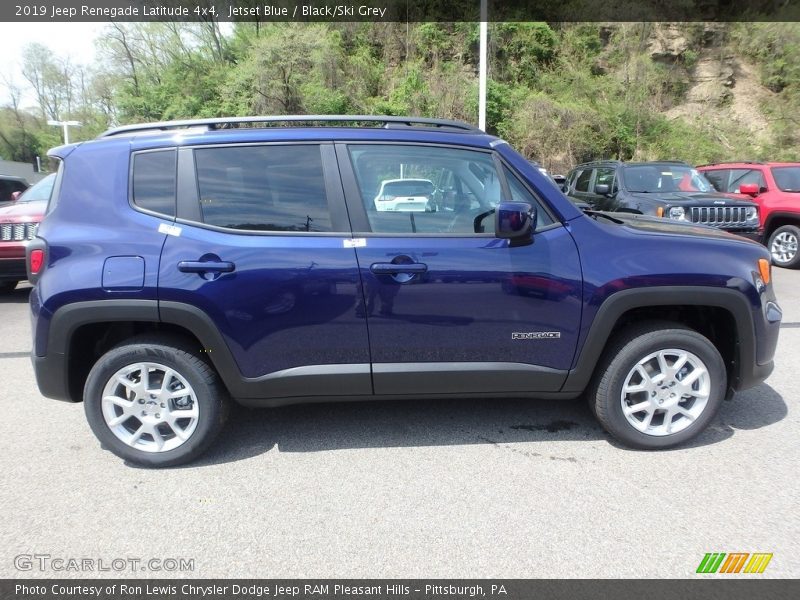 Jetset Blue / Black/Ski Grey 2019 Jeep Renegade Latitude 4x4