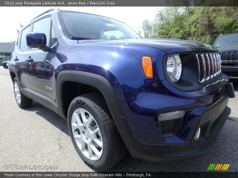 Jetset Blue / Black/Ski Grey 2019 Jeep Renegade Latitude 4x4
