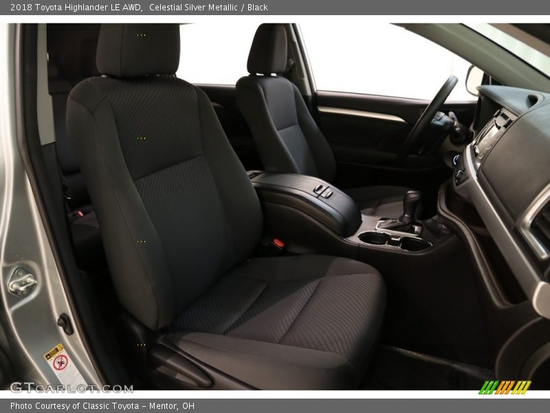 Celestial Silver Metallic / Black 2018 Toyota Highlander LE AWD