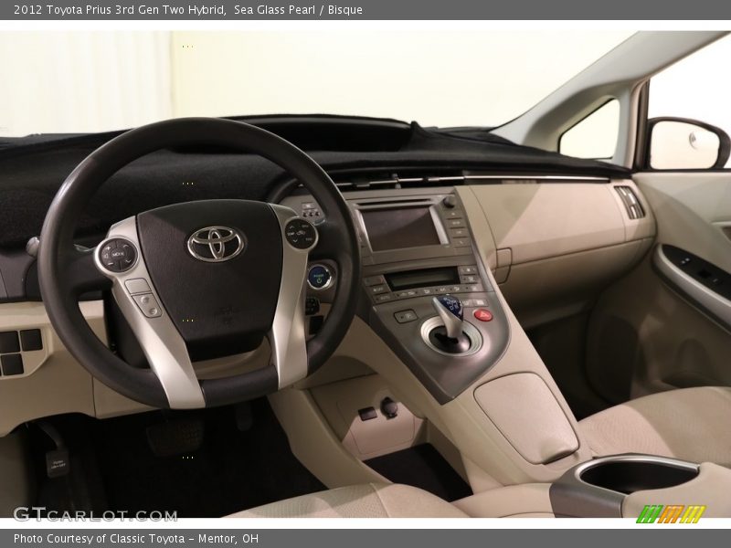 Sea Glass Pearl / Bisque 2012 Toyota Prius 3rd Gen Two Hybrid