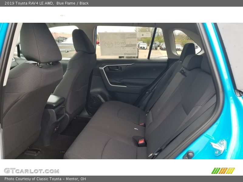 Blue Flame / Black 2019 Toyota RAV4 LE AWD