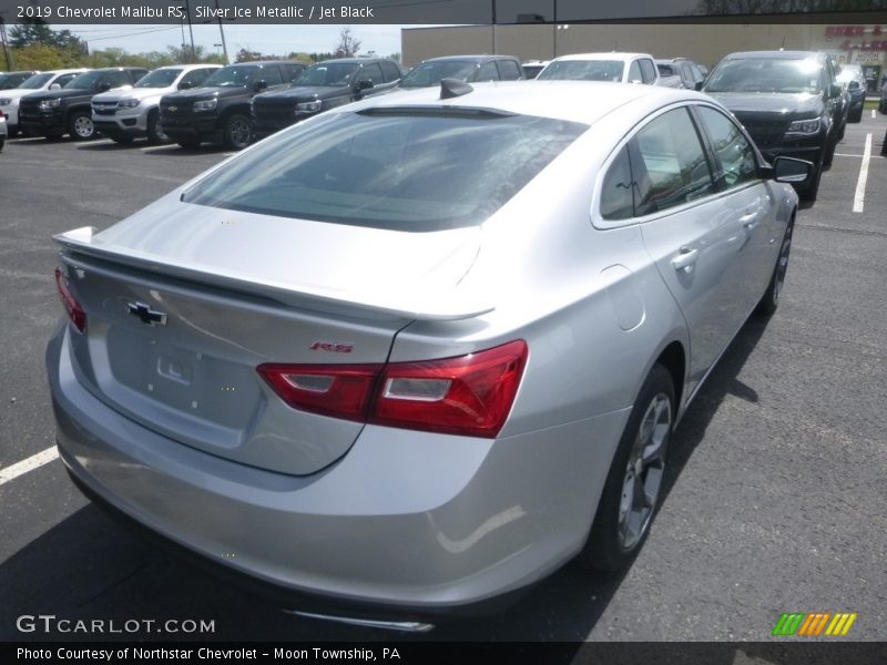 Silver Ice Metallic / Jet Black 2019 Chevrolet Malibu RS