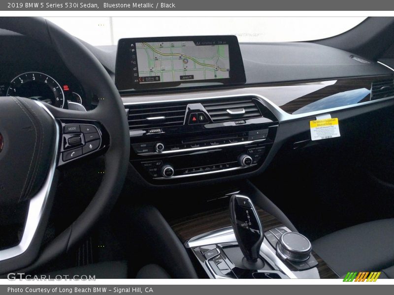 Bluestone Metallic / Black 2019 BMW 5 Series 530i Sedan