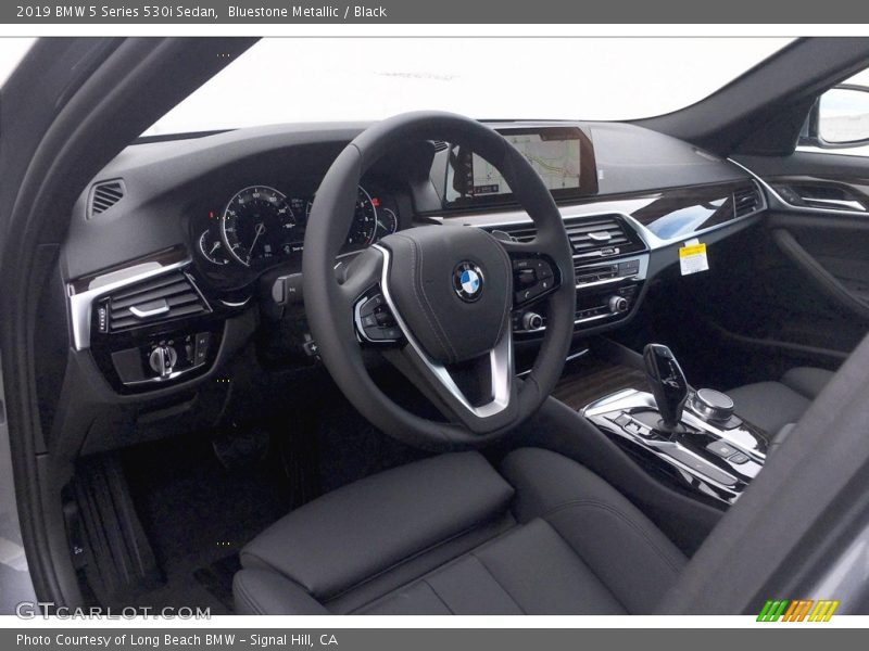 Bluestone Metallic / Black 2019 BMW 5 Series 530i Sedan