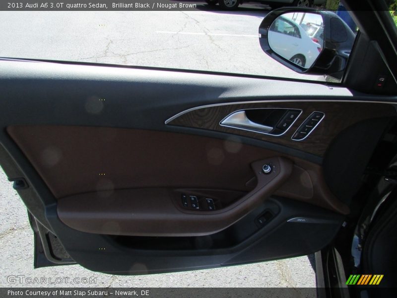 Brilliant Black / Nougat Brown 2013 Audi A6 3.0T quattro Sedan