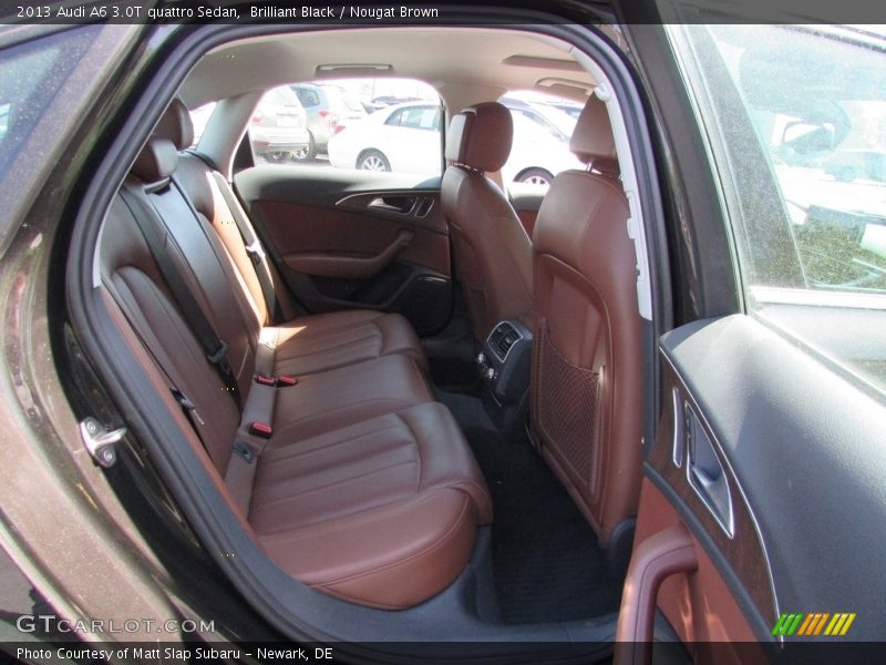 Brilliant Black / Nougat Brown 2013 Audi A6 3.0T quattro Sedan