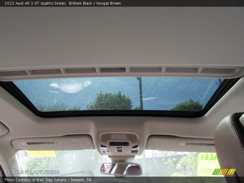 Brilliant Black / Nougat Brown 2013 Audi A6 3.0T quattro Sedan