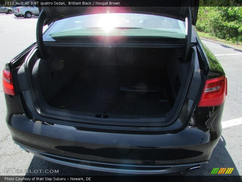 Brilliant Black / Nougat Brown 2013 Audi A6 3.0T quattro Sedan