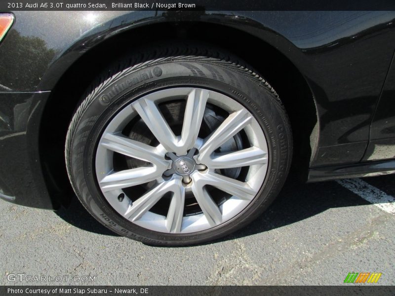 Brilliant Black / Nougat Brown 2013 Audi A6 3.0T quattro Sedan