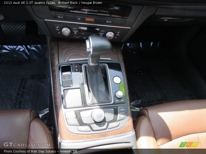 Brilliant Black / Nougat Brown 2013 Audi A6 3.0T quattro Sedan