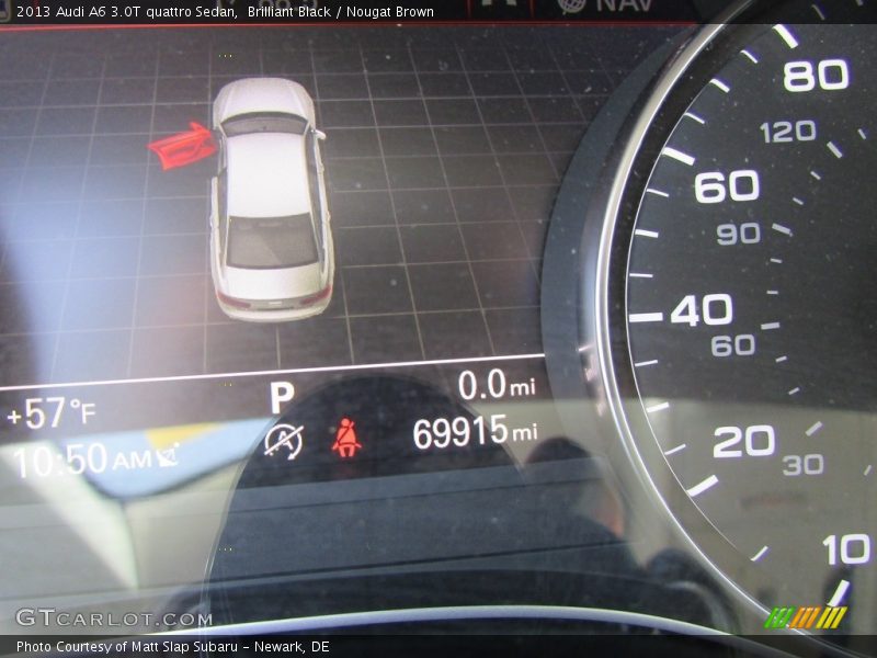 Brilliant Black / Nougat Brown 2013 Audi A6 3.0T quattro Sedan