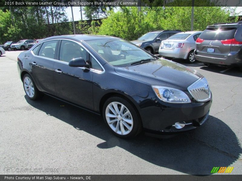 Dark Sapphire Blue Metallic / Cashmere 2016 Buick Verano Leather Group