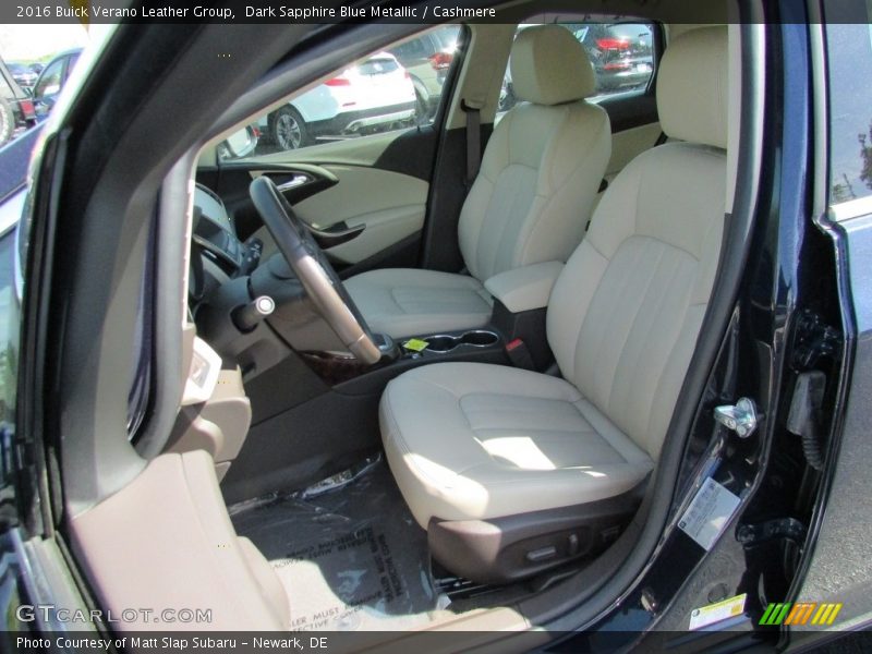 Dark Sapphire Blue Metallic / Cashmere 2016 Buick Verano Leather Group