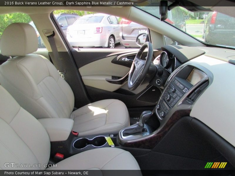 Dark Sapphire Blue Metallic / Cashmere 2016 Buick Verano Leather Group