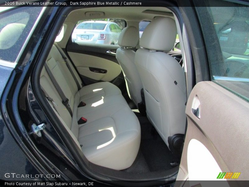 Dark Sapphire Blue Metallic / Cashmere 2016 Buick Verano Leather Group