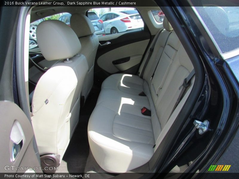 Dark Sapphire Blue Metallic / Cashmere 2016 Buick Verano Leather Group