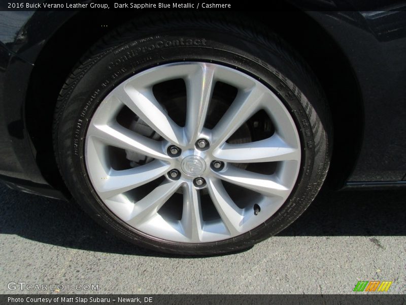 Dark Sapphire Blue Metallic / Cashmere 2016 Buick Verano Leather Group