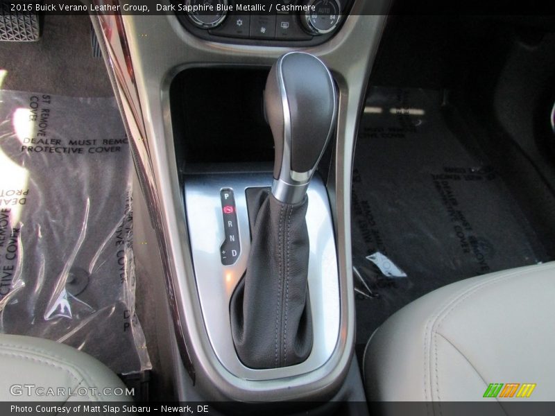 Dark Sapphire Blue Metallic / Cashmere 2016 Buick Verano Leather Group
