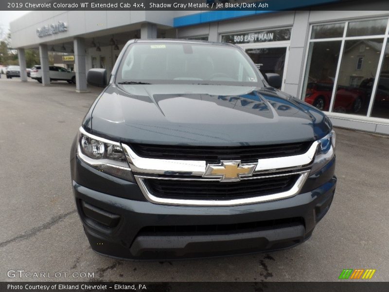 Shadow Gray Metallic / Jet Black/Dark Ash 2019 Chevrolet Colorado WT Extended Cab 4x4