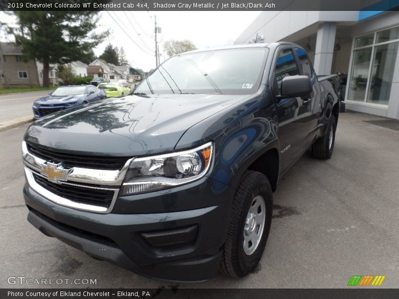 Shadow Gray Metallic / Jet Black/Dark Ash 2019 Chevrolet Colorado WT Extended Cab 4x4