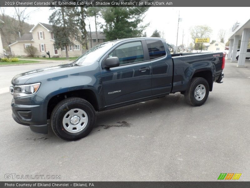 Shadow Gray Metallic / Jet Black/Dark Ash 2019 Chevrolet Colorado WT Extended Cab 4x4