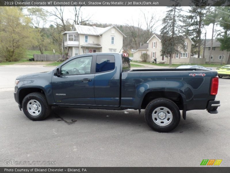 Shadow Gray Metallic / Jet Black/Dark Ash 2019 Chevrolet Colorado WT Extended Cab 4x4