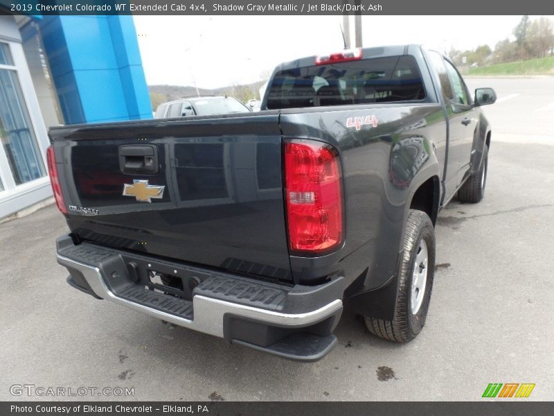 Shadow Gray Metallic / Jet Black/Dark Ash 2019 Chevrolet Colorado WT Extended Cab 4x4