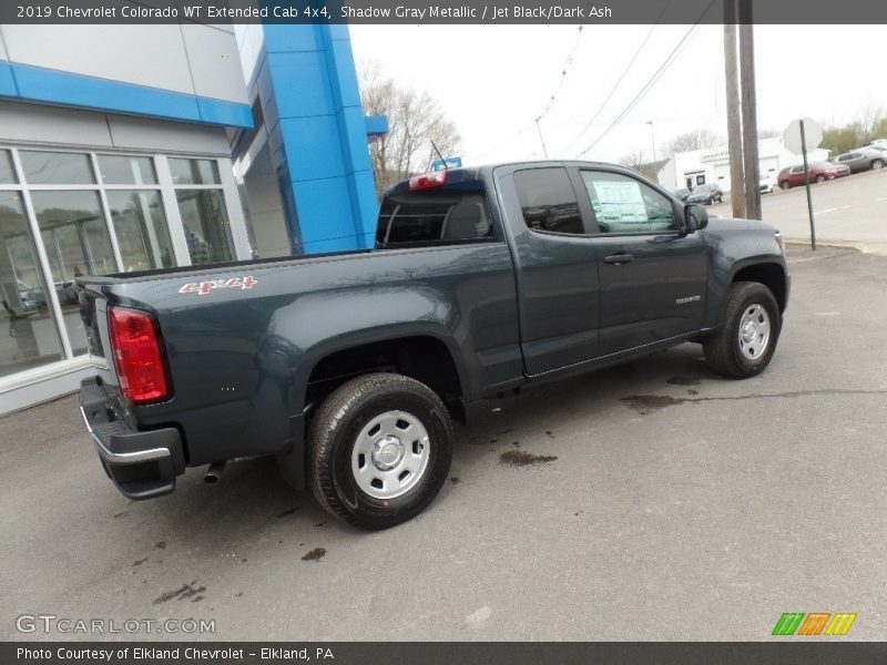 Shadow Gray Metallic / Jet Black/Dark Ash 2019 Chevrolet Colorado WT Extended Cab 4x4