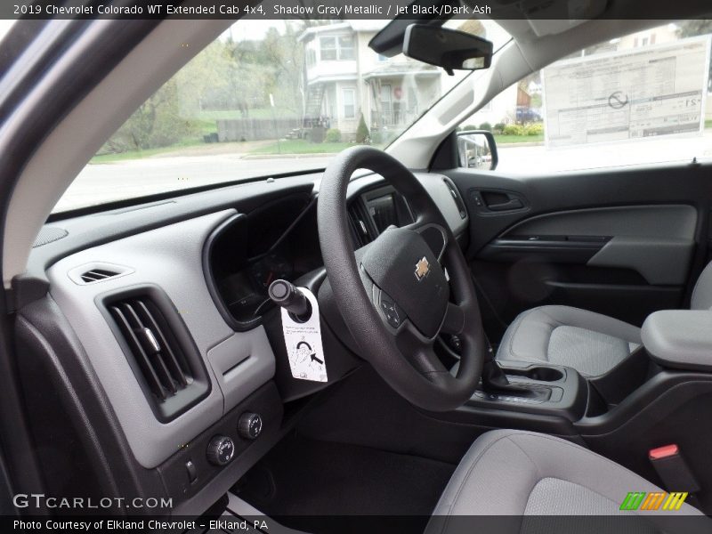 Shadow Gray Metallic / Jet Black/Dark Ash 2019 Chevrolet Colorado WT Extended Cab 4x4