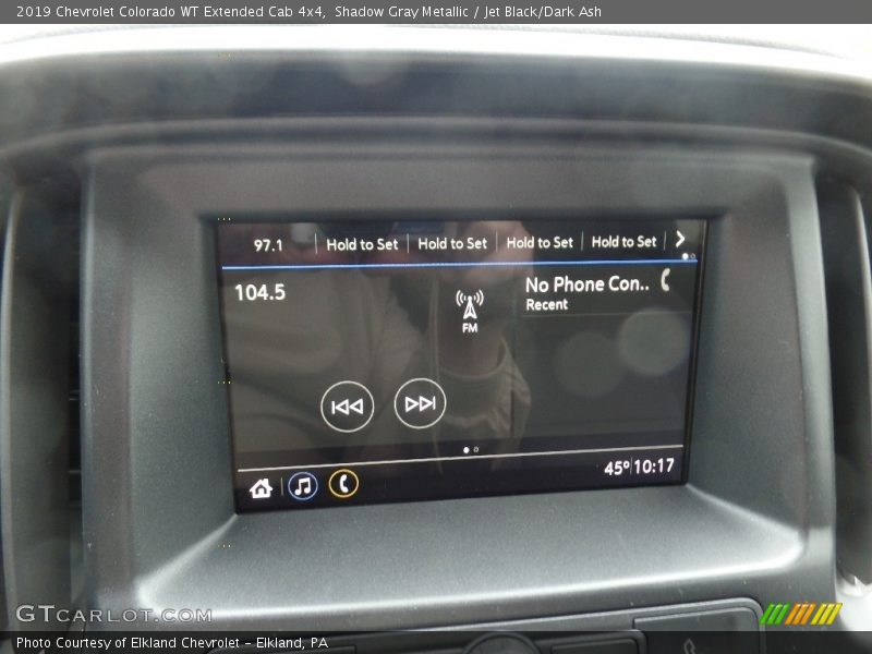 Shadow Gray Metallic / Jet Black/Dark Ash 2019 Chevrolet Colorado WT Extended Cab 4x4