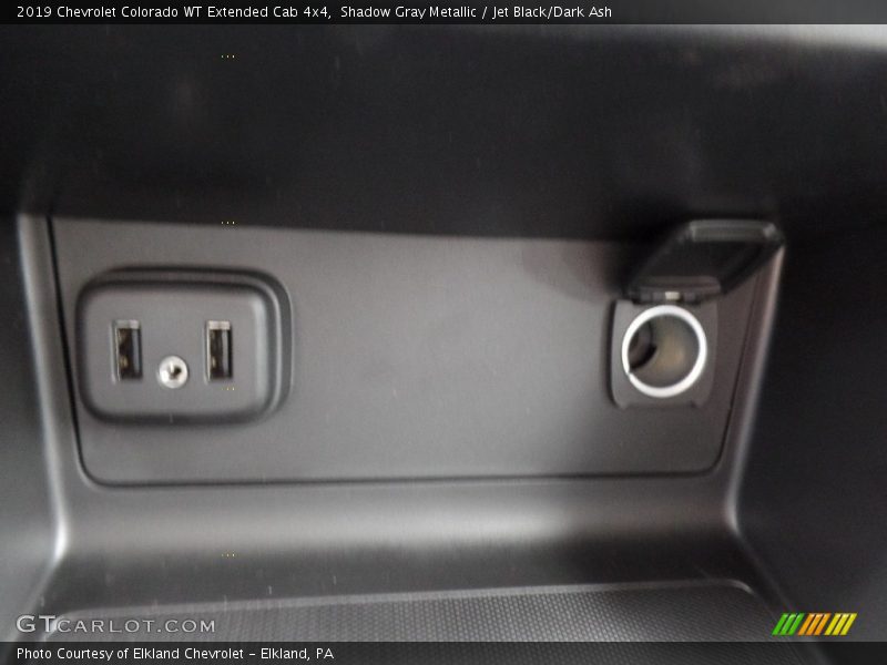 Shadow Gray Metallic / Jet Black/Dark Ash 2019 Chevrolet Colorado WT Extended Cab 4x4