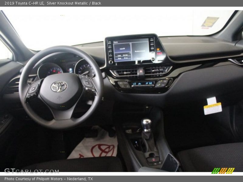 Silver Knockout Metallic / Black 2019 Toyota C-HR LE