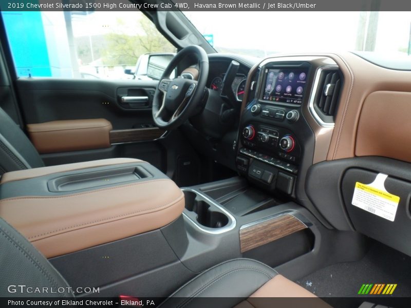 Havana Brown Metallic / Jet Black/Umber 2019 Chevrolet Silverado 1500 High Country Crew Cab 4WD