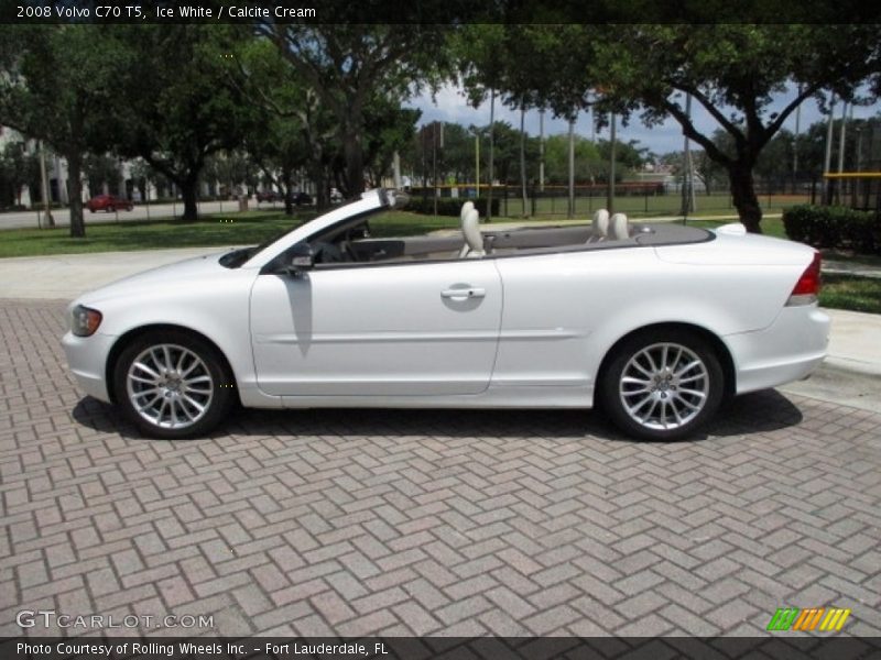 Ice White / Calcite Cream 2008 Volvo C70 T5