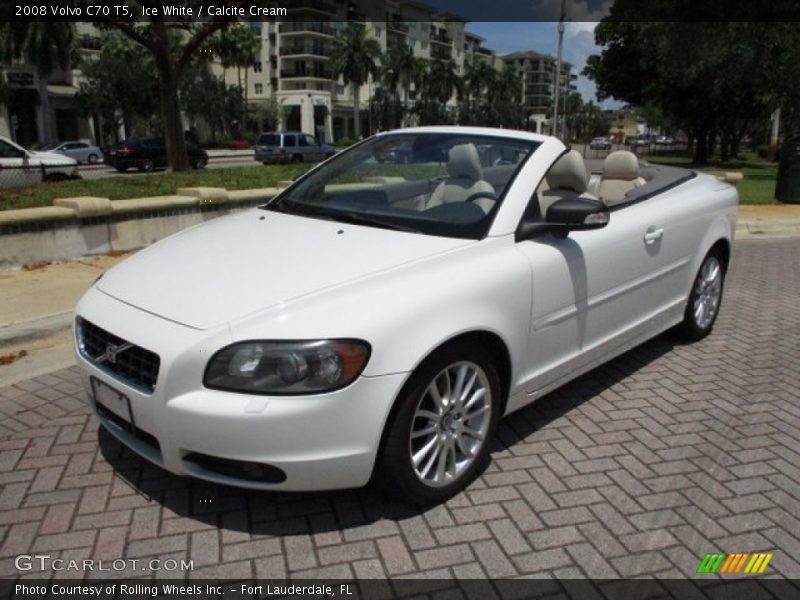 Ice White / Calcite Cream 2008 Volvo C70 T5