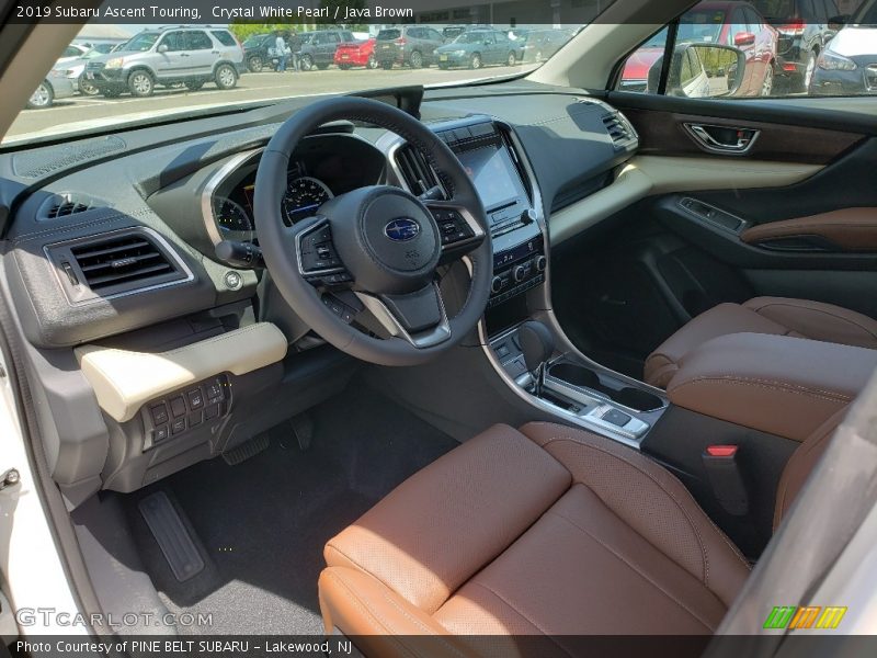 Crystal White Pearl / Java Brown 2019 Subaru Ascent Touring