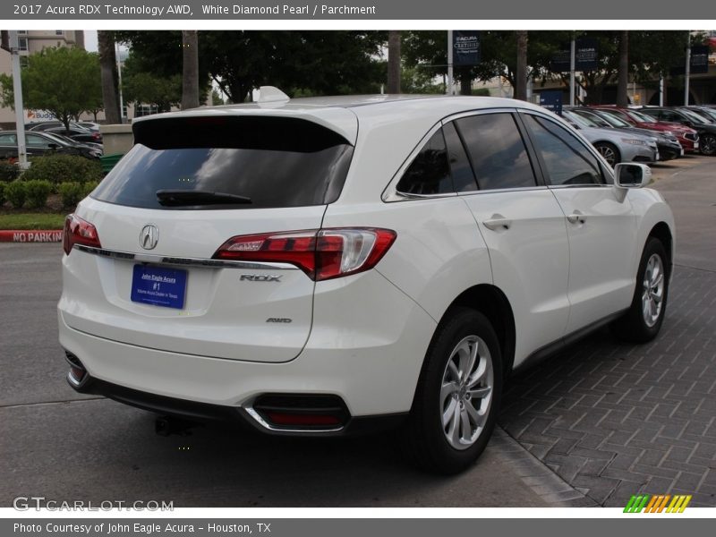 White Diamond Pearl / Parchment 2017 Acura RDX Technology AWD