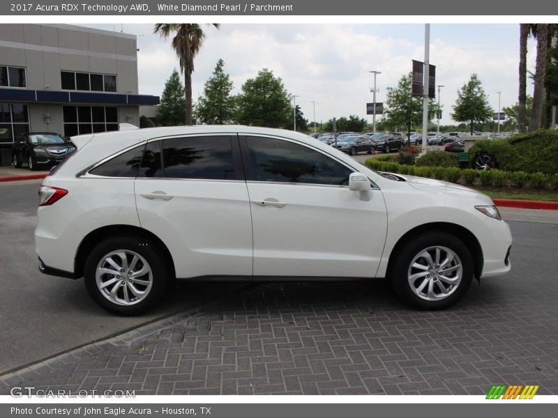 White Diamond Pearl / Parchment 2017 Acura RDX Technology AWD