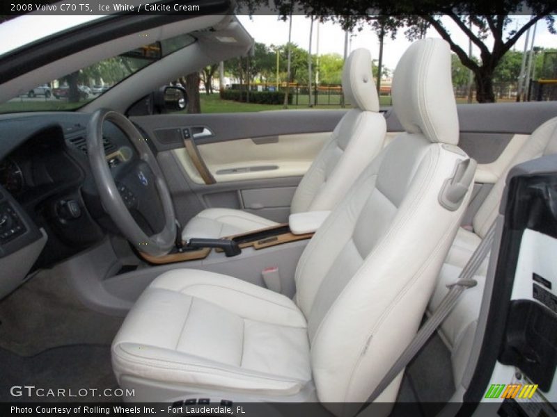 Ice White / Calcite Cream 2008 Volvo C70 T5