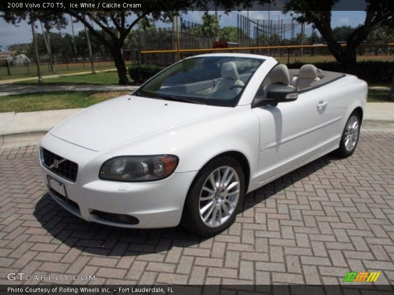 Ice White / Calcite Cream 2008 Volvo C70 T5