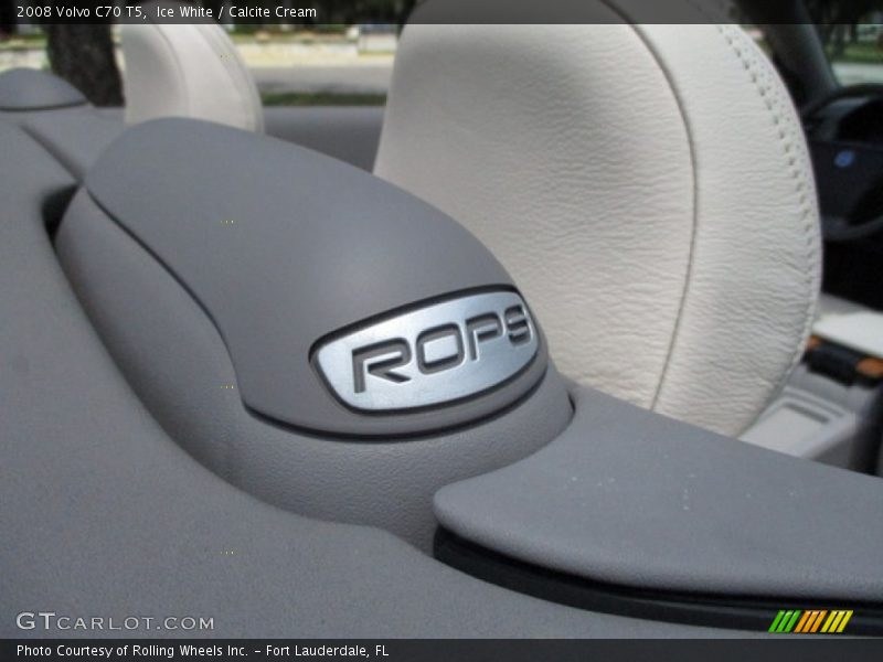 Ice White / Calcite Cream 2008 Volvo C70 T5