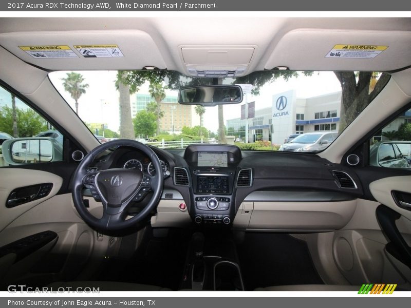 White Diamond Pearl / Parchment 2017 Acura RDX Technology AWD