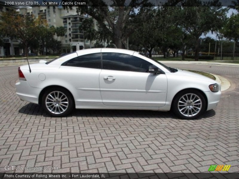 Ice White / Calcite Cream 2008 Volvo C70 T5