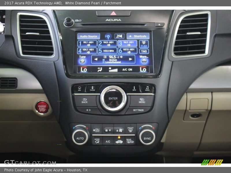 White Diamond Pearl / Parchment 2017 Acura RDX Technology AWD
