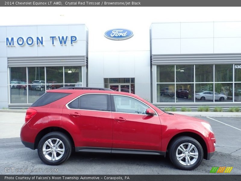 Crystal Red Tintcoat / Brownstone/Jet Black 2014 Chevrolet Equinox LT AWD