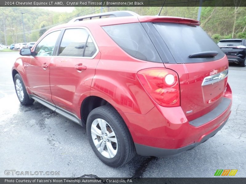 Crystal Red Tintcoat / Brownstone/Jet Black 2014 Chevrolet Equinox LT AWD