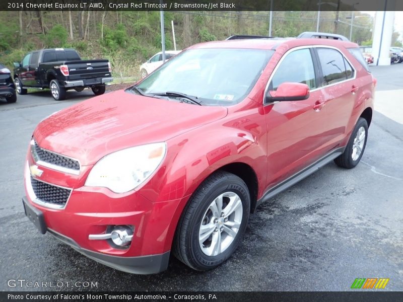 Crystal Red Tintcoat / Brownstone/Jet Black 2014 Chevrolet Equinox LT AWD