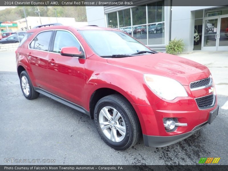 Crystal Red Tintcoat / Brownstone/Jet Black 2014 Chevrolet Equinox LT AWD