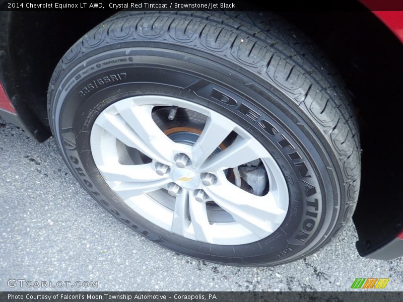Crystal Red Tintcoat / Brownstone/Jet Black 2014 Chevrolet Equinox LT AWD