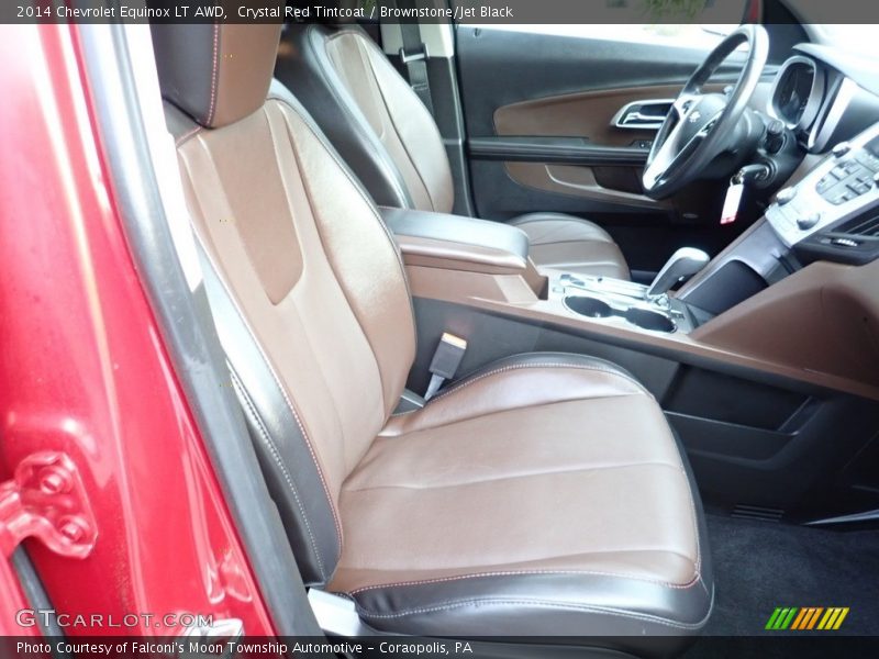 Crystal Red Tintcoat / Brownstone/Jet Black 2014 Chevrolet Equinox LT AWD